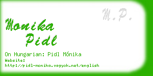monika pidl business card